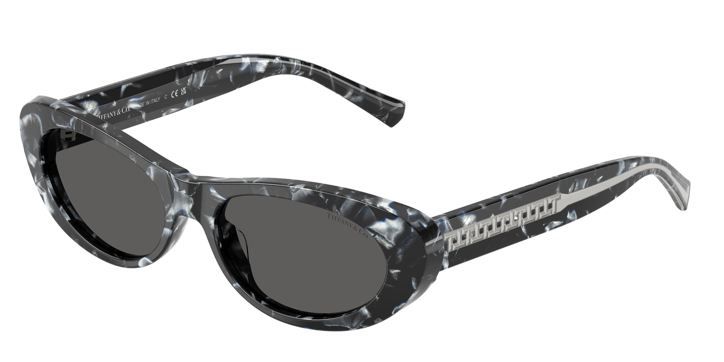 Tiffany TF4236U Oval Sunglasses  8428S4-Havana Madreperla 55-140-17 - Color Map Tortoise