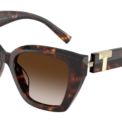 Tiffany TF4239U Square Sunglasses  80153B-Havana 52-140-17 - Color Map Tortoise