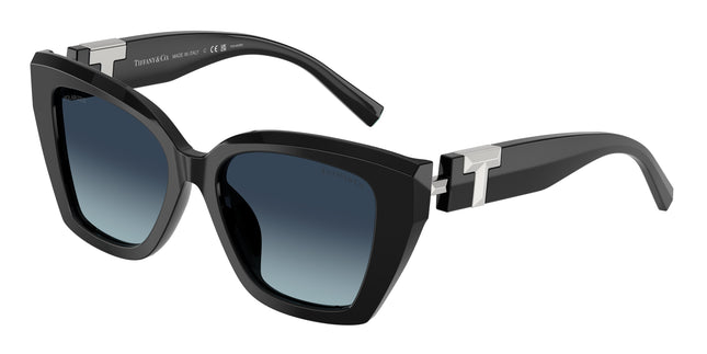 Tiffany TF4239U Square Sunglasses  83944U-Black 52-140-17 - Color Map Black