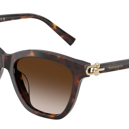 Tiffany TF4241D Square Sunglasses  80153B-Havana 54-140-17 - Color Map Tortoise