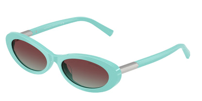Tiffany TF4250 Oval Sunglasses  8388V5-Tiffany Blue 56-140-17 - Color Map Blue