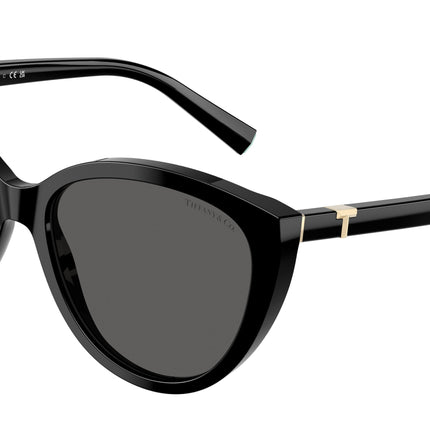 Tiffany TF4251F Cat Eye Sunglasses  8001S4-Black 56-140-16 - Color Map Black