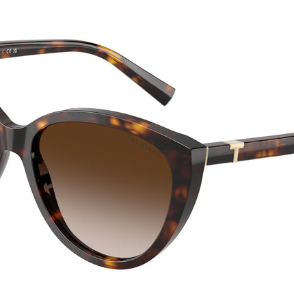 Tiffany TF4251F Cat Eye Sunglasses  80153B-Havana 56-140-16 - Color Map Tortoise