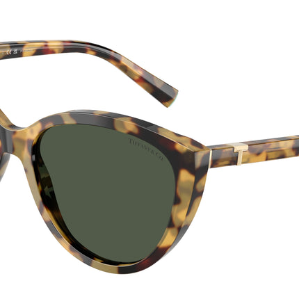 Tiffany TF4251 Cat Eye Sunglasses  80649A-Blonde Havana 56-140-16 - Color Map Tortoise