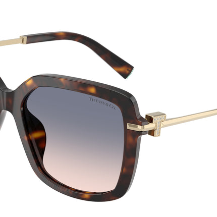 Tiffany TF4252B Square Sunglasses  801516-Havana 55-140-16 - Color Map Tortoise