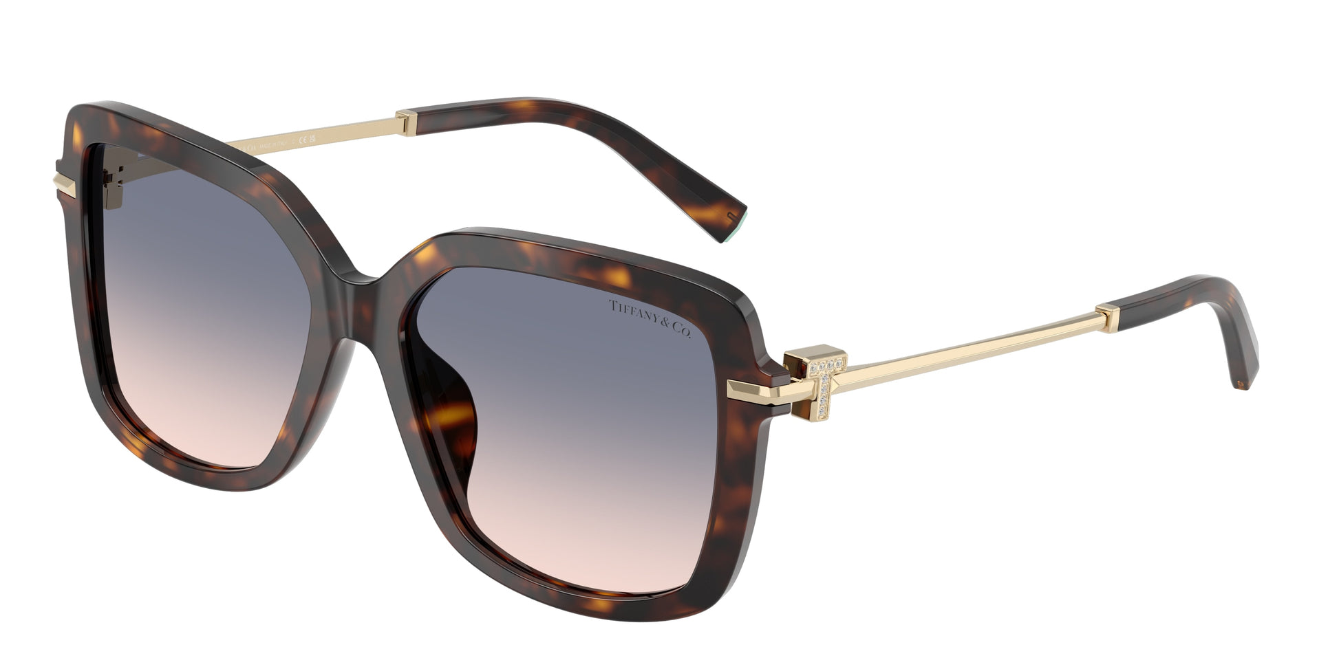 Tiffany TF4252B Square Sunglasses  801516-Havana 55-140-16 - Color Map Tortoise