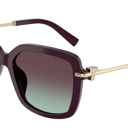 Tiffany TF4252B Square Sunglasses  8427V7-Deep Kunzite 55-140-16 - Color Map Black