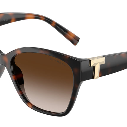 Tiffany TF4254U Square Sunglasses  80153B-Havana 56-140-16 - Color Map Tortoise