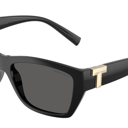 Tiffany TF4255U Rectangle Sunglasses  8001S4-Black 56-140-16 - Color Map Black