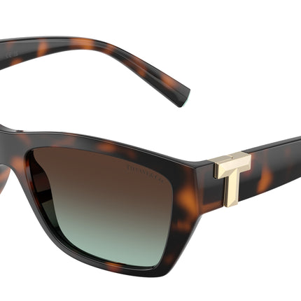 Tiffany TF4255U Rectangle Sunglasses  80155D-Havana 56-140-16 - Color Map Tortoise