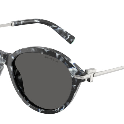 Tiffany TF4259 Round Sunglasses  8428S4-Havana Madreperla 56-140-16 - Color Map Tortoise