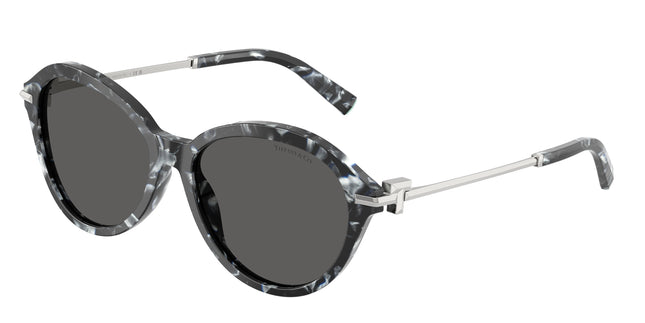 Tiffany TF4259 Round Sunglasses  8428S4-Havana Madreperla 56-140-16 - Color Map Tortoise