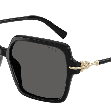Tiffany TF4260U Square Sunglasses  8001S4-Black 57-140-16 - Color Map Black