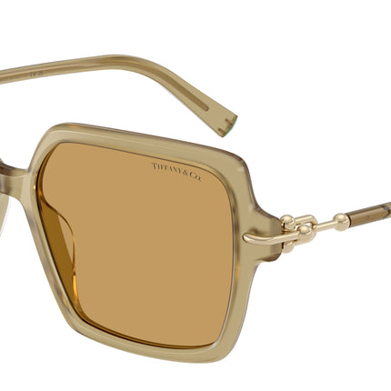 Tiffany TF4260U Square Sunglasses  846173-Coca Cola 57-140-16 - Color Map Brown