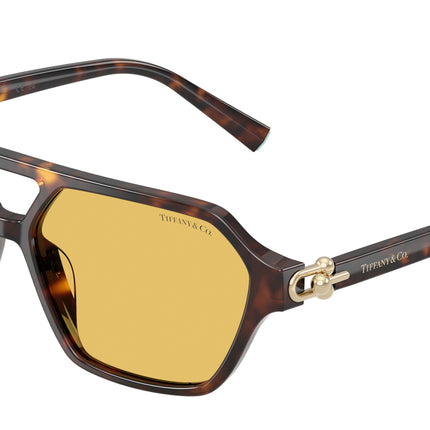 Tiffany TF4264U Square Sunglasses  801585-Havana 58-140-14 - Color Map Tortoise
