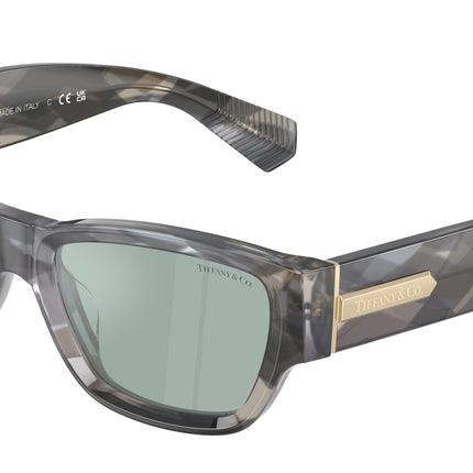 Tiffany TF4265U Rectangle Sunglasses  845365-Black Havana 54-140-17 - Color Map Black