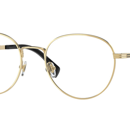 Versace VE1279 Phantos Eyeglasses  1002-Gold 53-145-20 - Color Map Gold