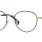 Versace VE1279 Phantos Eyeglasses  1436-Gold/Matte Black 53-145-20 - Color Map Gold