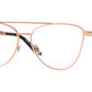 Versace VE1296 Cat Eye Eyeglasses  1515-Pastel Rose 57-140-15 - Color Map Pink