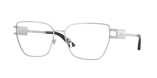 Versace VE1301 Cat Eye Eyeglasses  1000-Silver 57-140-15 - Color Map Silver