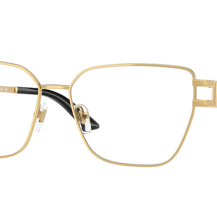 Versace VE1301 Cat Eye Eyeglasses  1002-Gold 57-140-15 - Color Map Gold
