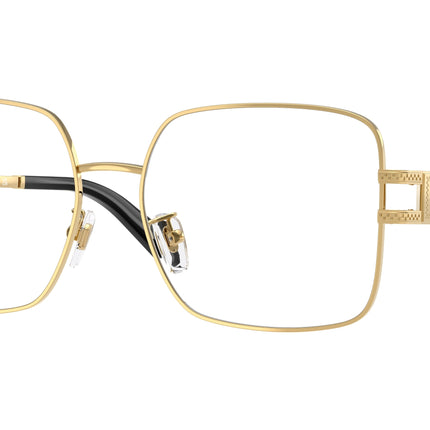 Versace VE1303D Square Eyeglasses  1002-Gold 56-140-16 - Color Map Gold