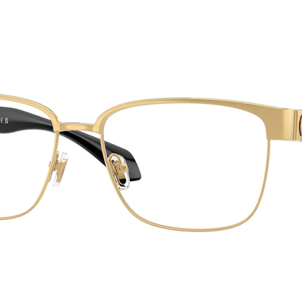 Versace VE1306 Square Eyeglasses  1002-Gold 57-140-16 - Color Map Gold
