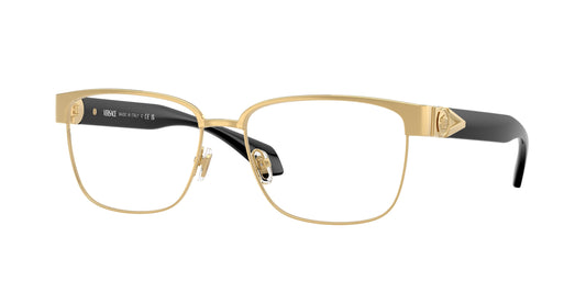 Versace VE1306 Square Eyeglasses  1002-Gold 57-140-16 - Color Map Gold
