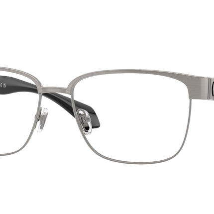 Versace VE1306 Square Eyeglasses  1262-Brushed Gunmetal 57-140-16 - Color Map Grey