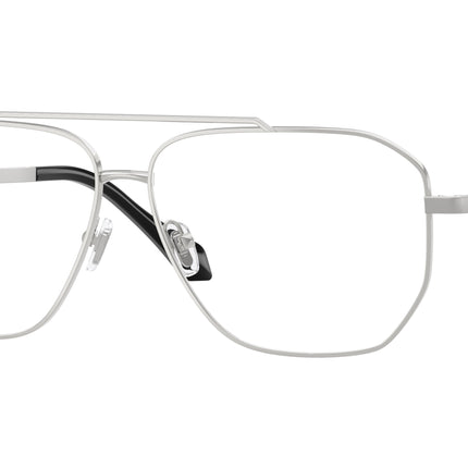 Versace VE1307 Square Eyeglasses  1000-Silver 59-140-12 - Color Map Silver