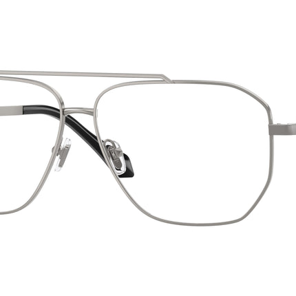 Versace VE1307 Square Eyeglasses  1001-Gunmetal 59-140-12 - Color Map Grey