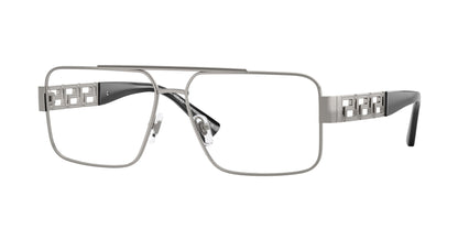 Versace VE1308 Pillow Eyeglasses  1000-Gunmetal 58-145-14 - Color Map Grey