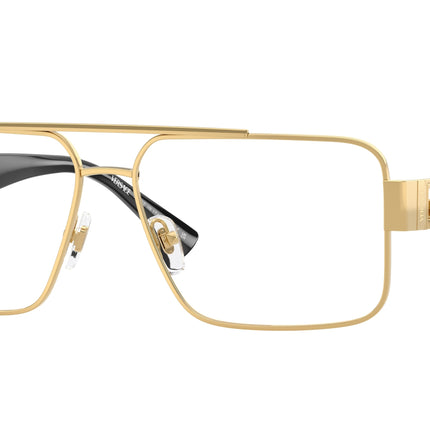 Versace VE1308 Pillow Eyeglasses  1002-Gold 58-145-14 - Color Map Gold