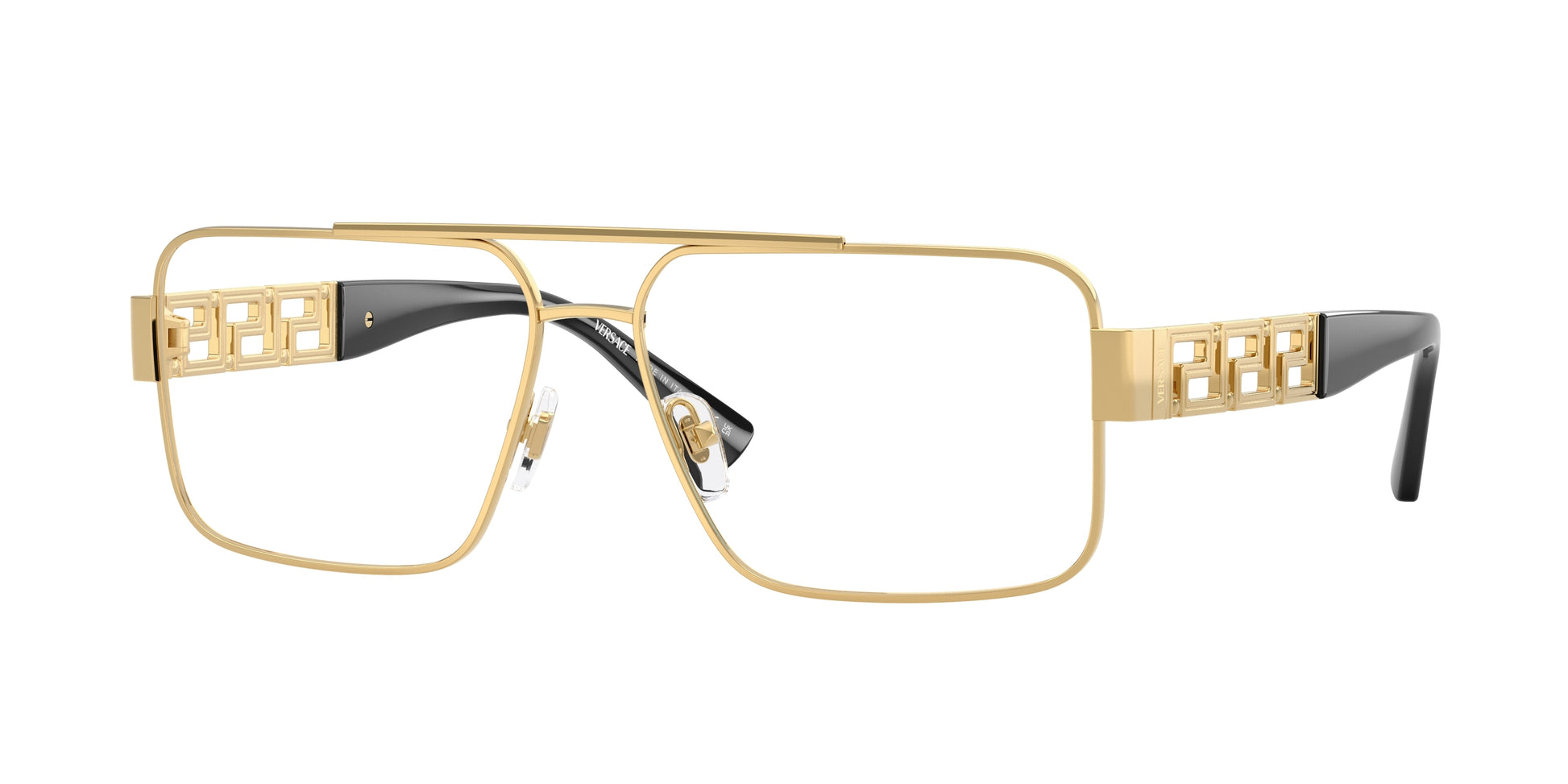 Versace VE1308 Pillow Eyeglasses  1002-Gold 58-145-14 - Color Map Gold