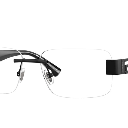 Versace VE1310 Pillow Eyeglasses  1261-Matte Black 56-145-15 - Color Map Black