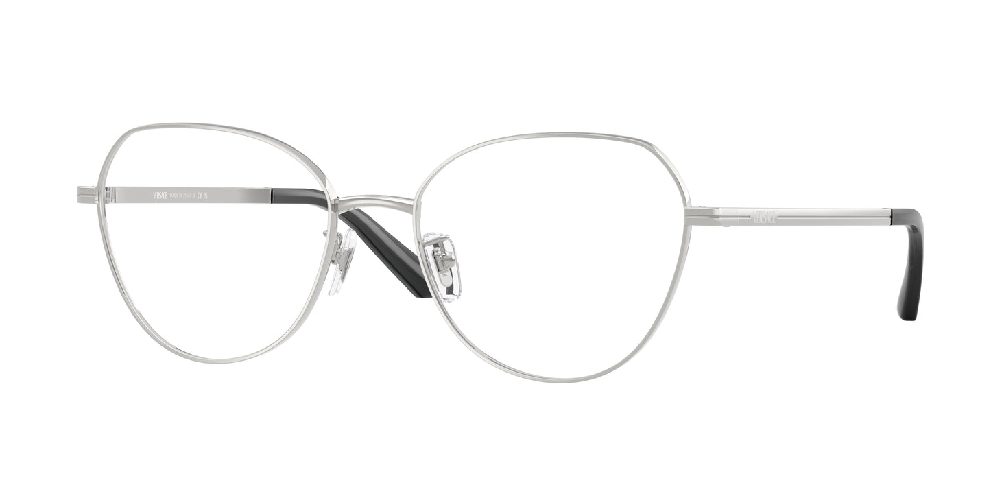 Versace VE1313D Phantos Eyeglasses  1001-Silver 55-145-18 - Color Map Silver