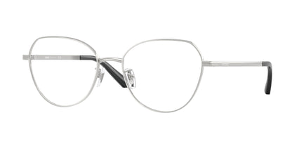 Versace VE1313D Phantos Eyeglasses  1001-Silver 55-145-18 - Color Map Silver