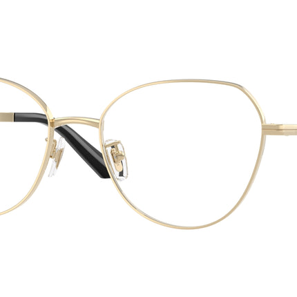 Versace VE1313D Phantos Eyeglasses  1252-Pale Gold 55-145-18 - Color Map Gold