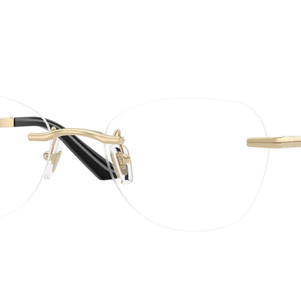 Versace VE1314D Irregular Eyeglasses  1252-Pale Gold 55-145-19 - Color Map Gold