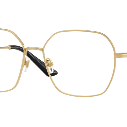 Versace VE1316 Square Eyeglasses  1002-Gold 56-140-16 - Color Map Gold