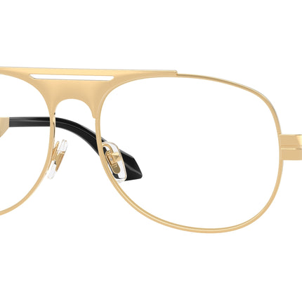 Versace VE1319 Pilot Eyeglasses  1523-Gold Versace 60-145-16 - Color Map Gold