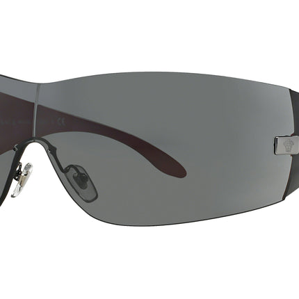 Versace VE2054 Square Sunglasses  100187-Gunmetal 41-115-141 - Color Map Grey