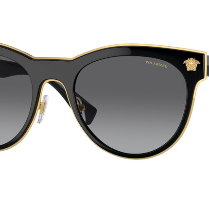 Versace VE2198 Phantos Sunglasses  1002T3-Black 54-145-20 - Color Map Black