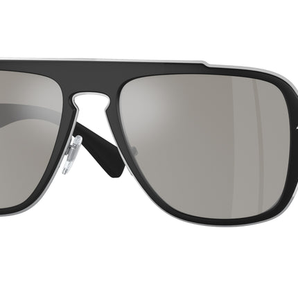 Versace VE2199 Irregular Sunglasses  10006G-Black 56-145-18 - Color Map Black