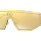 Versace VE2226 Irregular Sunglasses  10027P-Gold 45-115-145 - Color Map Gold