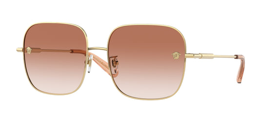 Versace VE2246D Square Sunglasses  100213-Gold 59-145-17 - Color Map Gold
