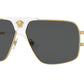Versace VE2251 Pillow Sunglasses  147187-Gold 63-145-12 - Color Map Gold