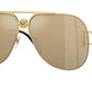 Versace VE2255 Pilot Sunglasses  100203-Gold 63-145-13 - Color Map Gold