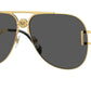 Versace VE2255 Pilot Sunglasses  100287-Gold 63-145-13 - Color Map Gold