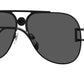 Versace VE2255 Pilot Sunglasses  126187-Matte Black 63-145-13 - Color Map Black